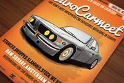 Retro Car Meeting Poster / Flyer III, a Flyer Template by Grafixity (Thumbnail 1 of 2)