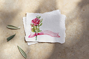 Red roses, floral watercolor set, an Illustration by Artmanata (Thumbnail 12 of 16)