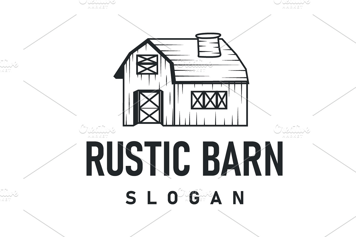 design simple barn livestock logo, a Branding & Logo Template by Maylianaw28