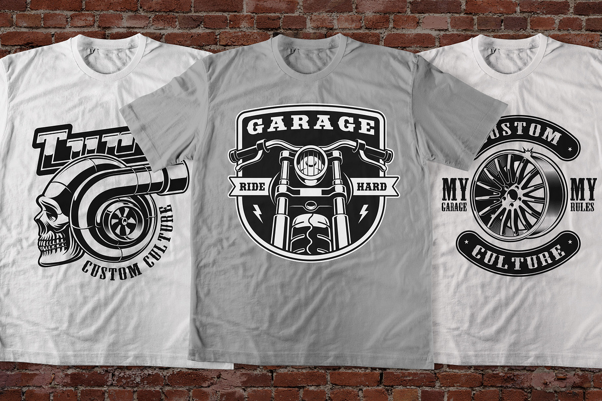 100 T-shirt Designs Bundle, an Illustration by Harry Kasyanov (Photo 30 of 37)