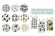 Birds and Blooms-folk art set, a Background Graphic by ComelyPics Shop (Thumbnail 9 of 12)