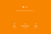 Meron e-Book  Audio Book App UI Kit, an UI Kit Template by Betush (Thumbnail 6 of 6)
