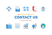 Contact Us Icon Pack, an Icon by Iconixar & Friends (Thumbnail 1 of 3)