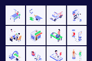 410 Everyday Isometric Illustration, a Finance Illustration by Vectors Market (Thumbnail 11 of 17)