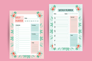 Daily & Weekly Planner Organizer, a Templates & Theme by studiogstock
