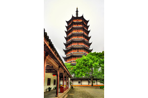 The beisi pagoda at bao'en temple in suzhou china stock photo containing, an Architecture Photo by Leonid Andronov