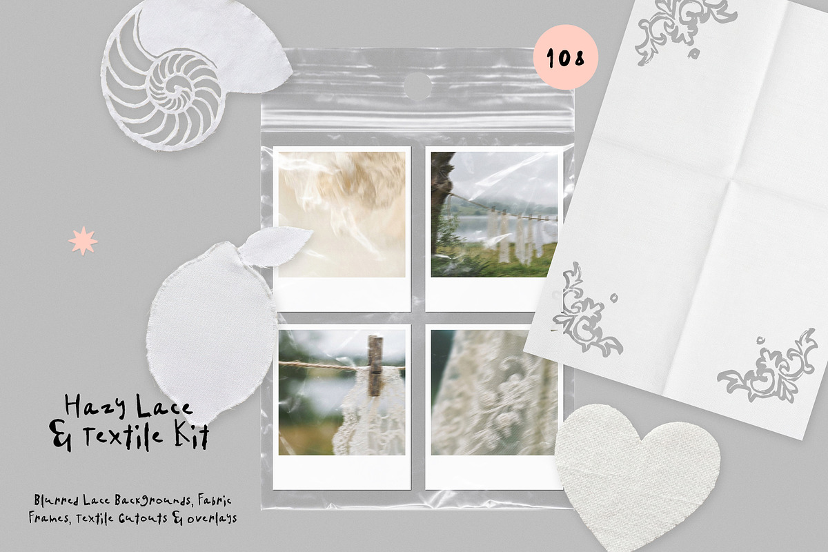 Hazy Lace & Textile Kit, an Object Graphic by divanovskaya_nv (Photo 5 of 24)
