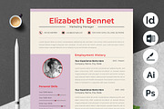 Academic Resume with Modern Look, a Resume Template by ResumeInventor (Thumbnail 1 of 5)