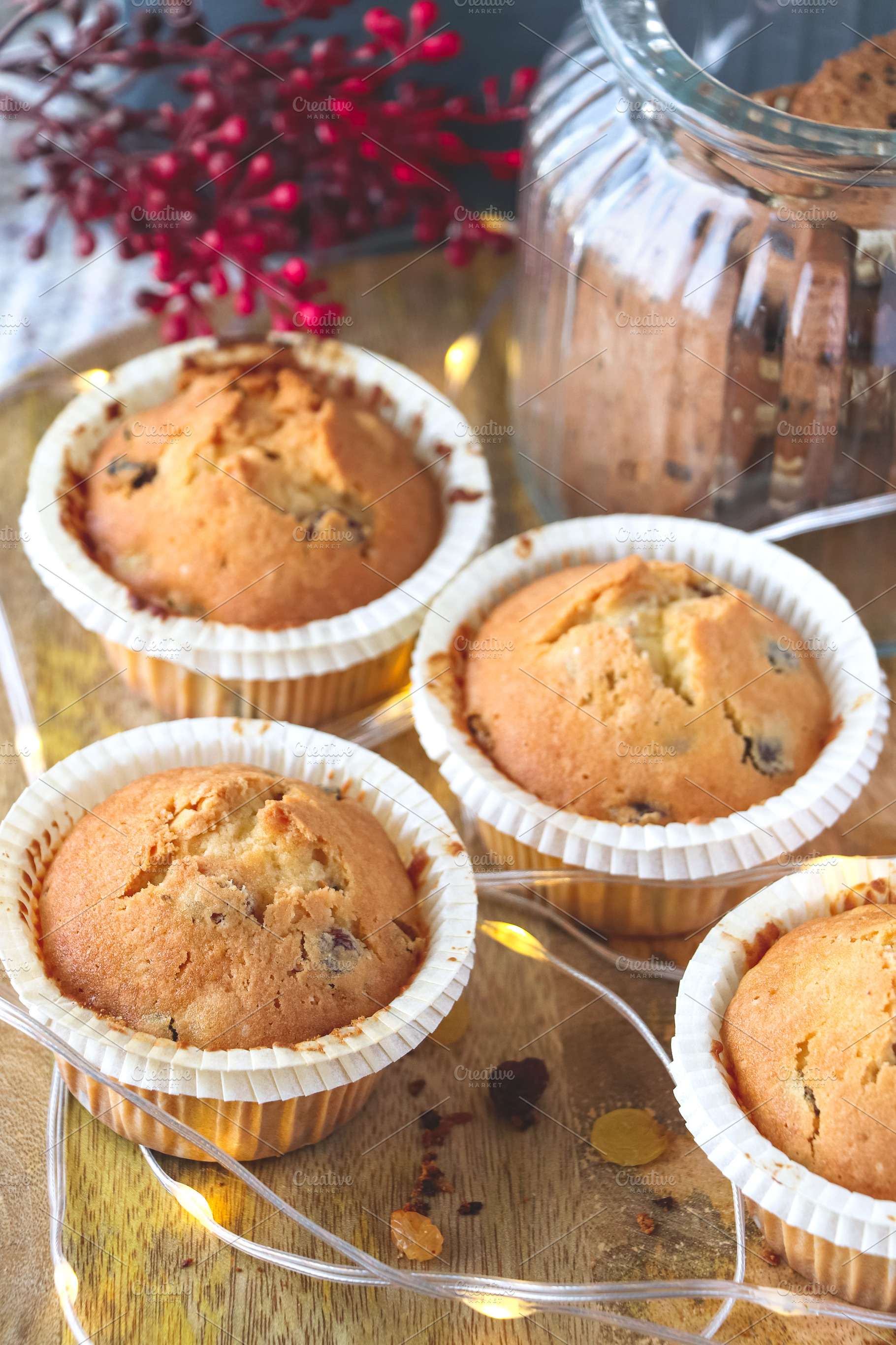 Cupcakes or muffins for holidays., a Food & Drink Photo by Sir13