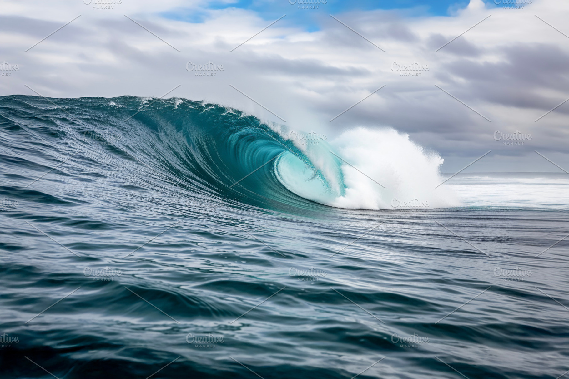 Powerful Ocean Wave, a Photo by rarrarorro