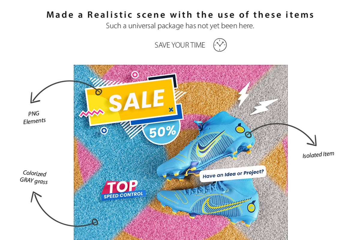 Grass Scene Creator, a Templates & Theme by TVartworks (Photo 4 of 23)