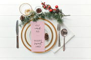 Festive Gold Program/Menu Mockup, a Product Mockup by ILLONA GRAPHICS (Thumbnail 2 of 4)