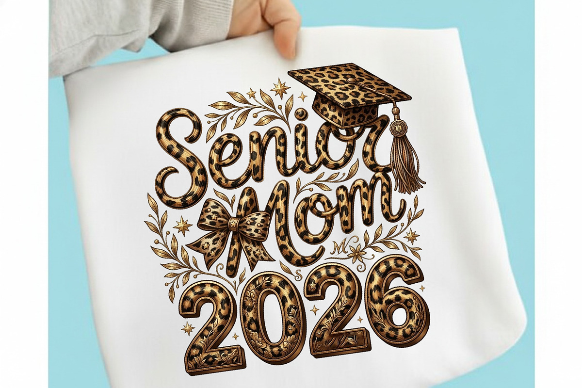 Senior Mom 2026 Png, Graduation Png, an Illustration by designcity5 (Photo 2 of 4)