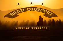 Road Country - Vintage Font