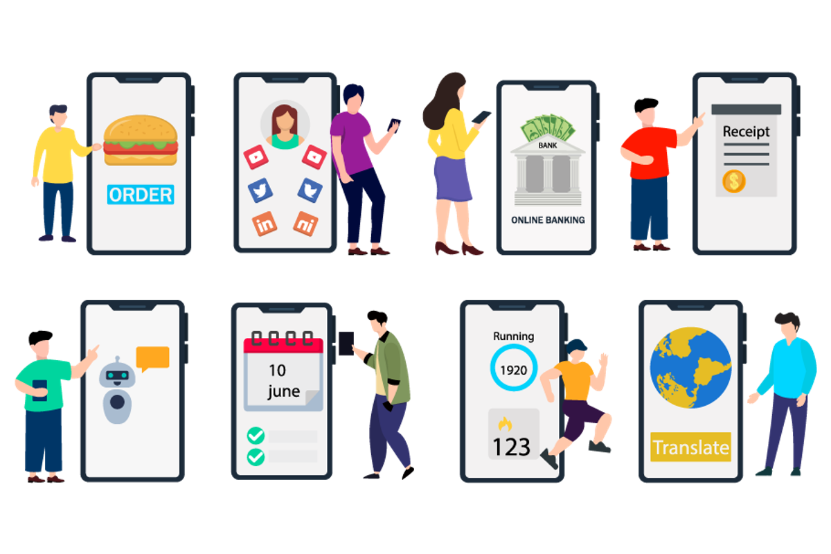 Mobile Apps and Services, a Work Illustration by EllaMaiyaali (Photo 2 of 4)