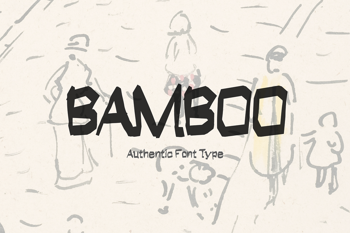 Bamboo, a Handwritten Font by Canden Studio (Photo 1 of 3)