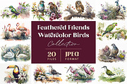 Feathered Friends Collection, an Animal Illustration by artsy-fartsy (Thumbnail 1 of 6)