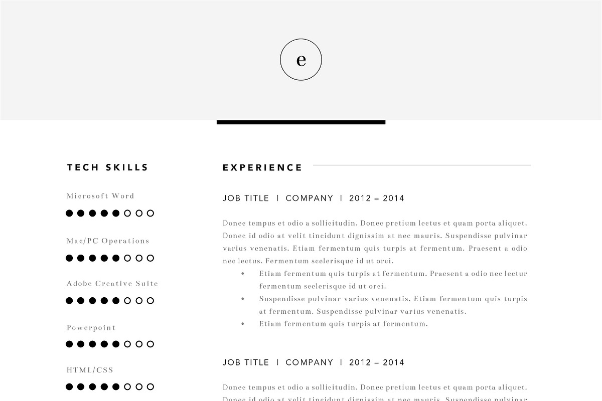Resume Template 4 Page | CV Template, a Resume Template by The Template Depot (Photo 6 of 6)