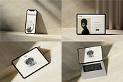 Digital Devices Mockup Vol 4, an iPhone Mockup by Harmonais Visual (Thumbnail 1 of 12)