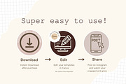 Paper & Press Insta Post Templates, a Social Media Template by Hell Yeah Designs (Thumbnail 5 of 10)