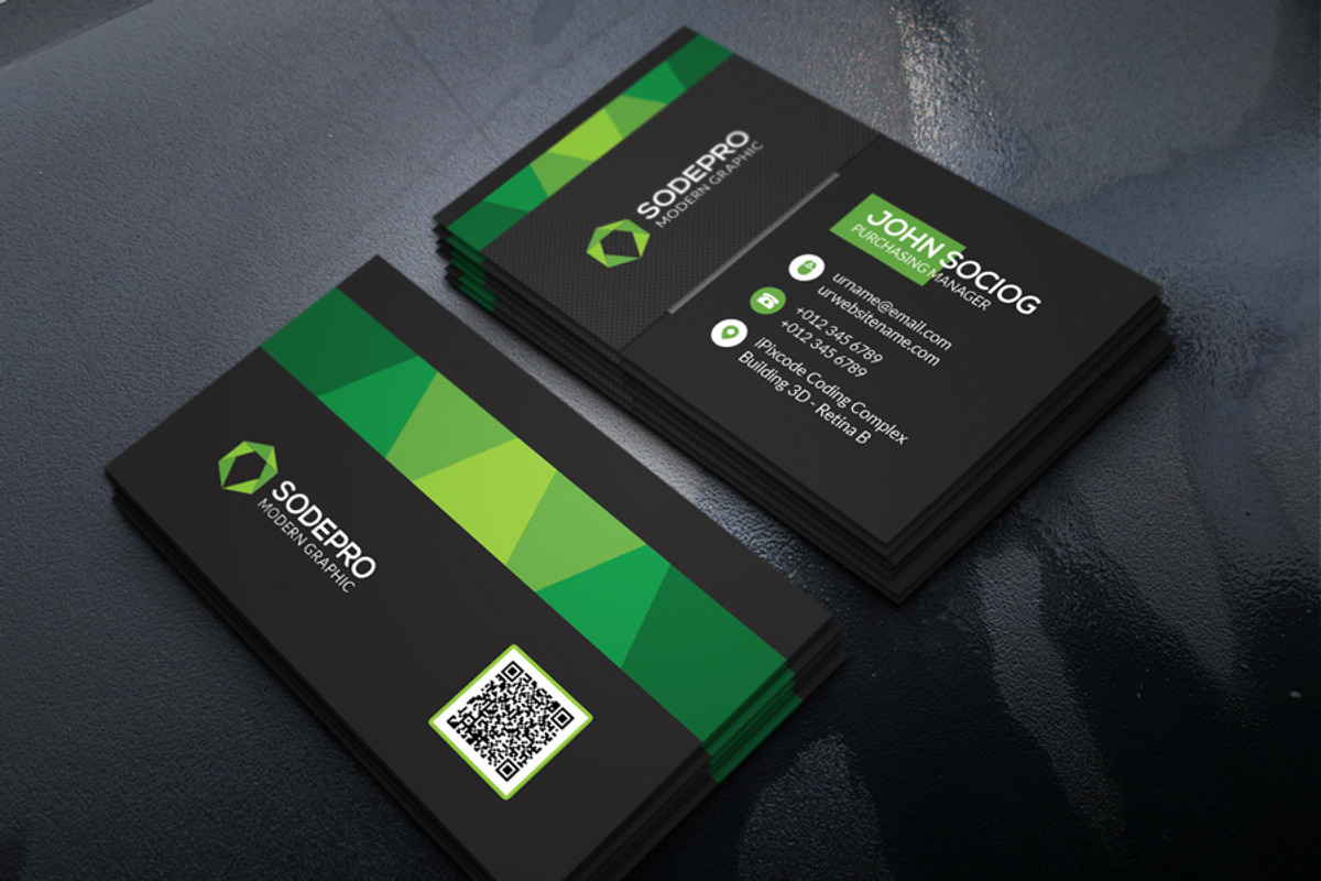Modern Business Card, a Business Card Template by xnorpix (Photo 3 of 4)