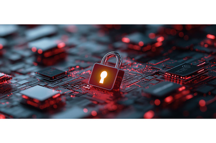 Cyber Security Concept Background, a Technology Photo by BazziBa♥
