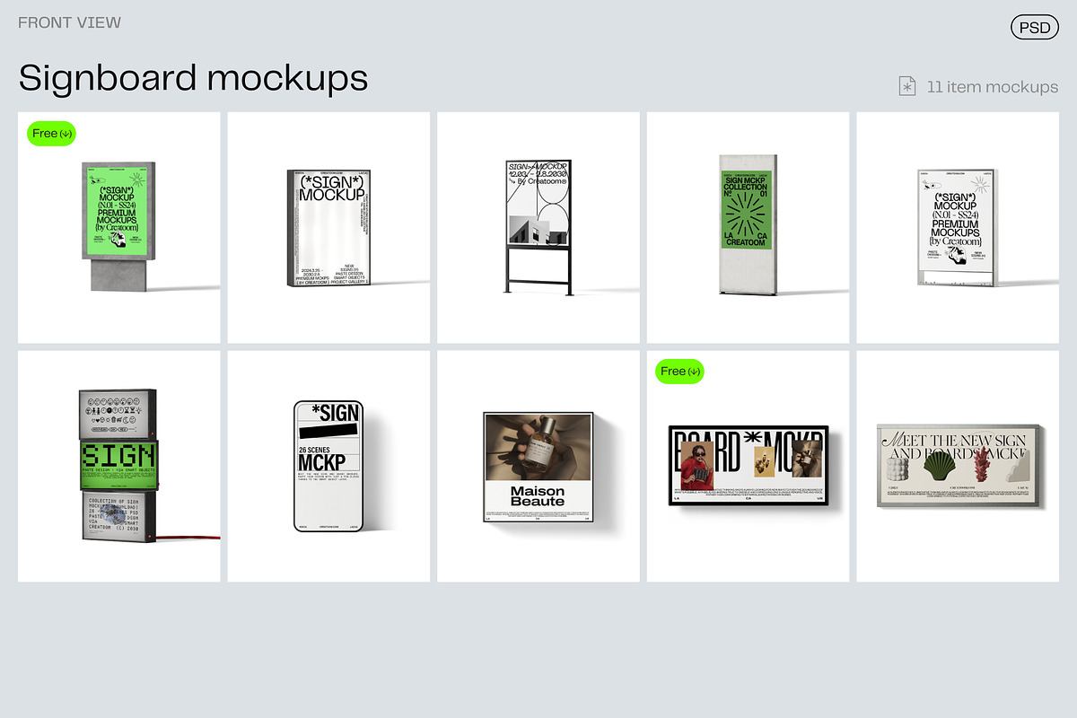 Boards mockups, an Advertising Mockup by Creatoom (Photo 11 of 11)