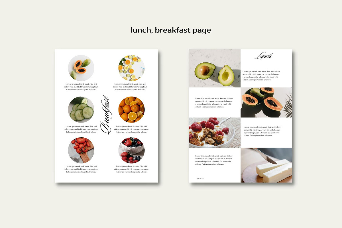 Nutrition Coach eBook Template, a Magazine Template by Deepa Template Studio (Photo 8 of 13)