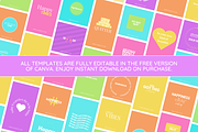 Colorful Instagram Quotes, a Social Media Template by SunshineStudioBoutique (Thumbnail 3 of 6)