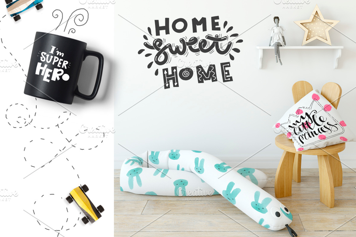 Big set for kids design., a Pattern Graphic by mikka_kika (Photo 2 of 8)