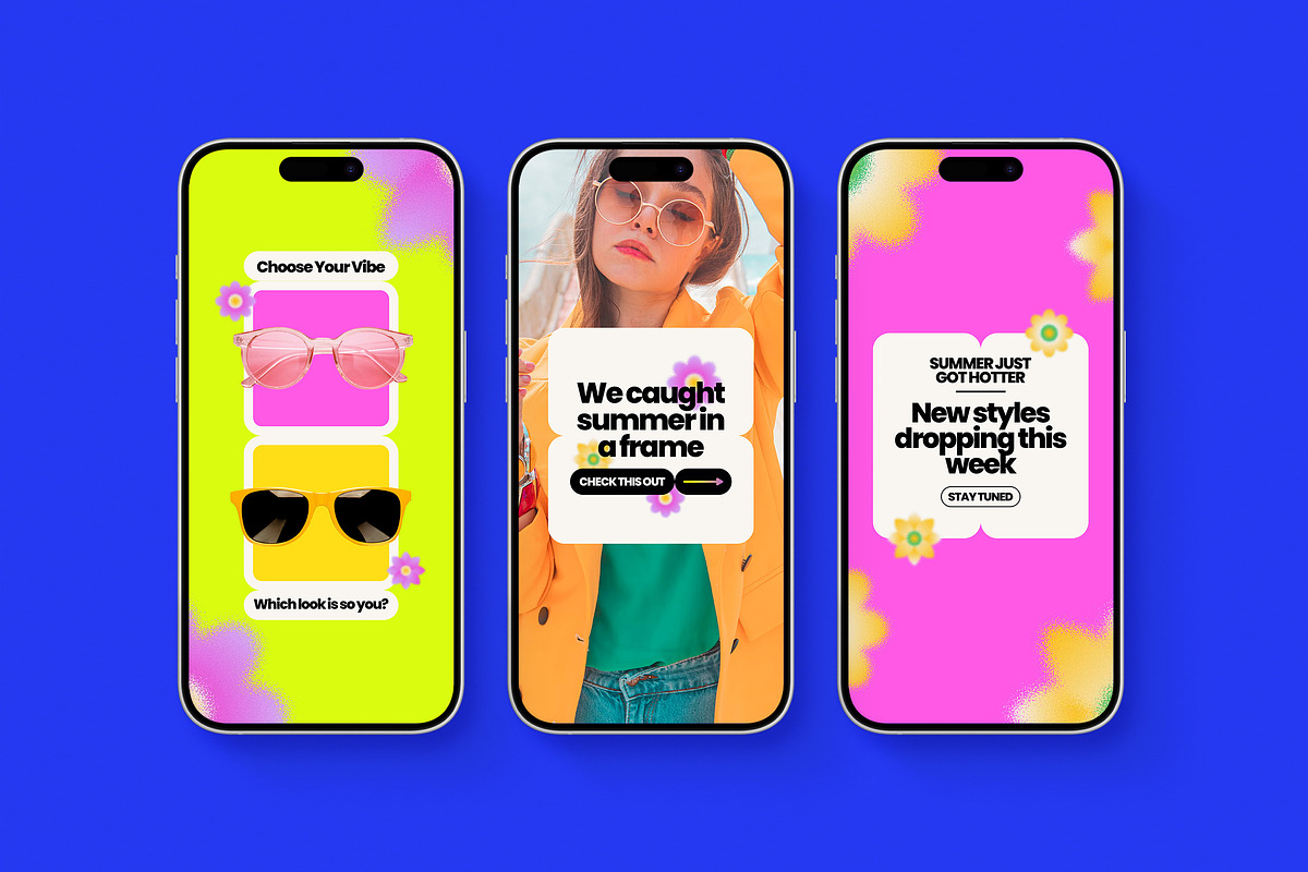 Summer Fashion Instagram Templates, a Social Media Template by Supanium Studio (Photo 3 of 5)