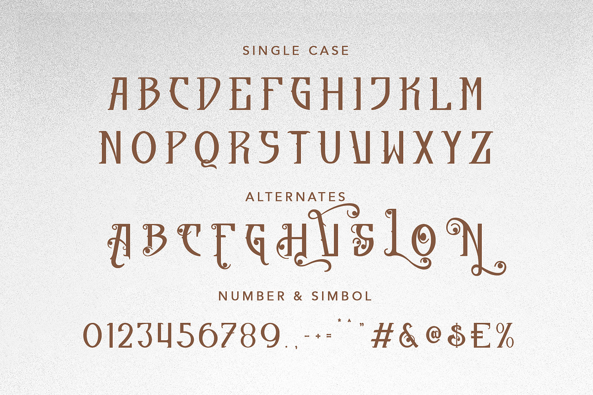 Lovazzu Stylish Vintage Typeface, a Serif Font by Maulana Creative (Photo 6 of 7)