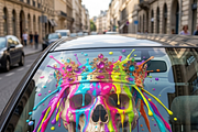 Royal Crown Skull Paint Drip, a Shirt Mockup by Vector Stall (Thumbnail 8 of 14)