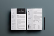 3 Page Resume Template | INDD + DOCX, a Resume Template by Basic Creations (Thumbnail 2 of 5)