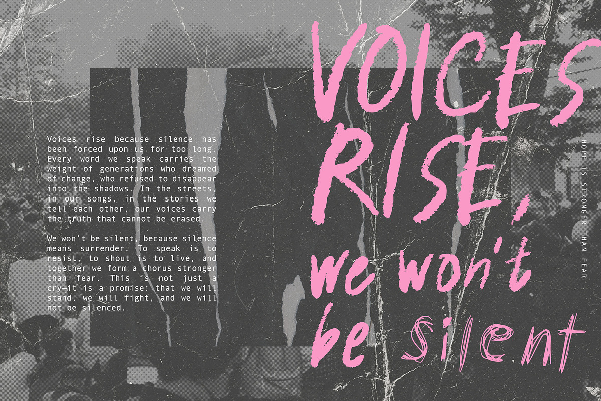 Defiant Crowd Handwritten Font, a Handwritten Font by Perplexitics (Photo 2 of 10)
