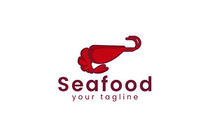 Seafood logo illustration, a Branding & Logo Template by Dyn Studio
