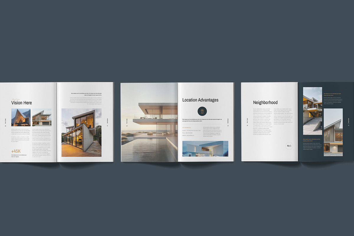 Real Estate Modern Brochure Template, a Brochure Template by TemplateFolio-Shop (Photo 8 of 16)