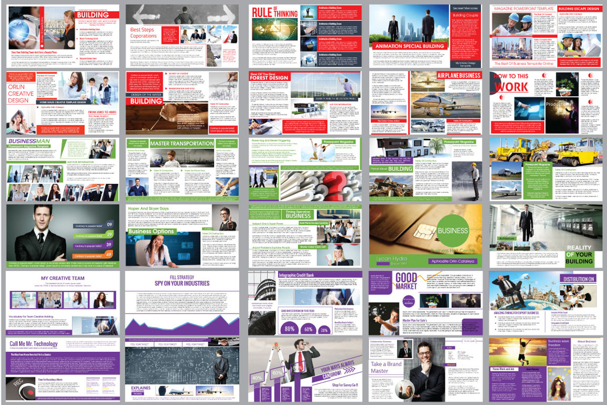 Curva Business Magazine Presentation, a Presentation Template by Orlin (Photo 5 of 5)