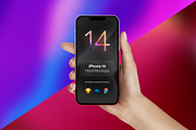 Hand Mockups iPhone 14 Pro & normal, an iPhone Mockup by Pierre Borodin (Thumbnail 9 of 10)
