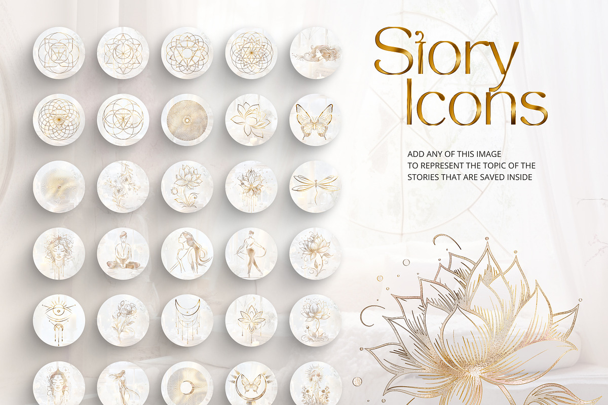 Spiritual Instagram Story Icons, a Social Media Template by Under My Cozy Roof (Photo 3 of 5)