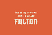Fulton Hand Drawn Font, a Blackletter Font by nickqtx (Thumbnail 2 of 4)
