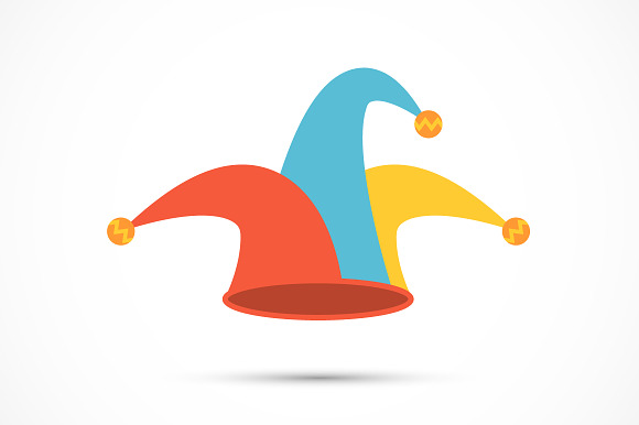 Jester Hat Flat Icon