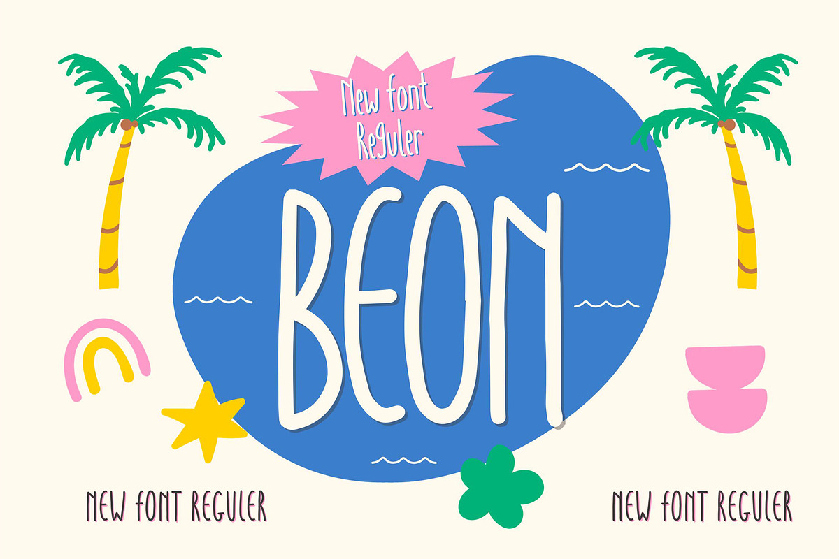 Beon Handdrawn, a Handwritten Font by maghrib (Photo 1 of 6)