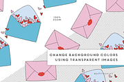 Vector Valentine clipart, patterns, a Pattern Graphic by Palette Pursuit (Thumbnail 6 of 8)