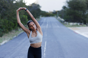 Young slim woman in fitness wear, a Sports & Recreation Photo by Artem Varnitsin
