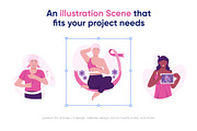 Breast Cancer Vector Pack, a Person Illustration by Prosymbols (Thumbnail 2 of 8)