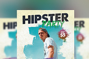 Hipster Party Flyer Template, a Flyer Template by Graphicfy Templates (Thumbnail 3 of 3)