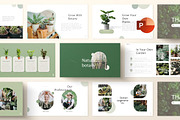 Nature Botany Powerpoint Template, a Presentation Template by GearShift (Thumbnail 1 of 4)