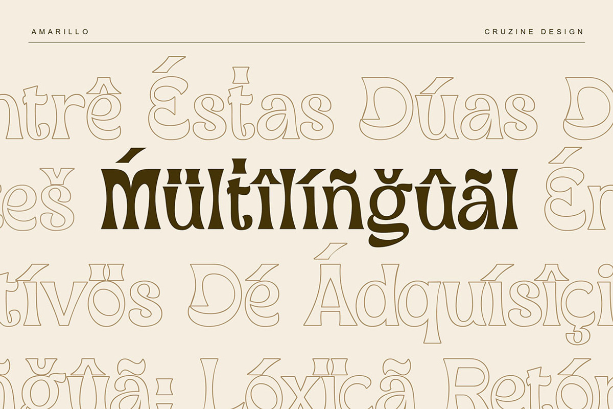 Amarillo - Modern Sans Font, a Sans Serif Font by Cruzine (Photo 5 of 7)