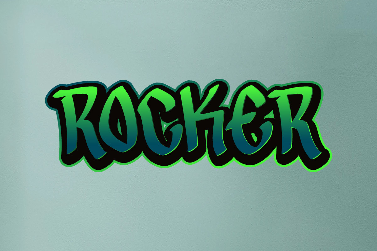 Lockside Graffiti Display Font, a Sans Serif Font by IHDSTD (Photo 2 of 5)